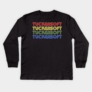 Tuckersoft - Retro - Black Mirror: Bandersnatch Kids Long Sleeve T-Shirt